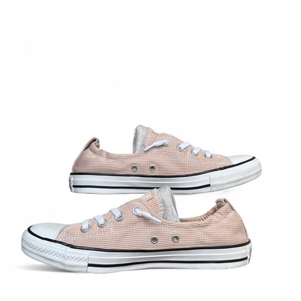 Converse All Star Blush Pink Low Top Sneakers Mesh Slip On Casual Women’s 10 - Picture 2 of 5